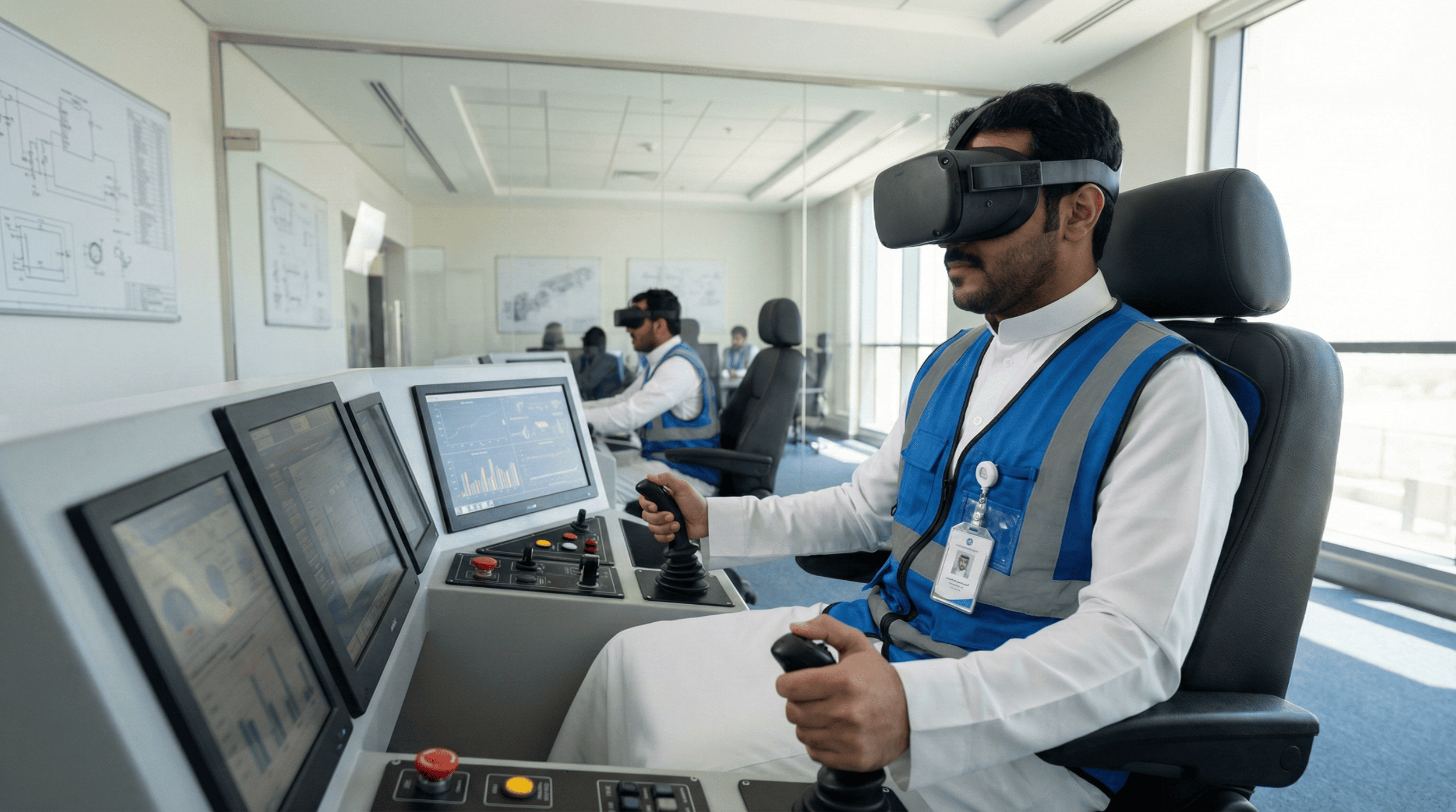 Technical training with VR simulation technology